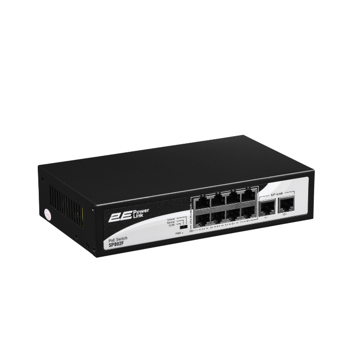  2E PowerLink SP802F 8xFE PoE+ (неуправляемый), коммутатор