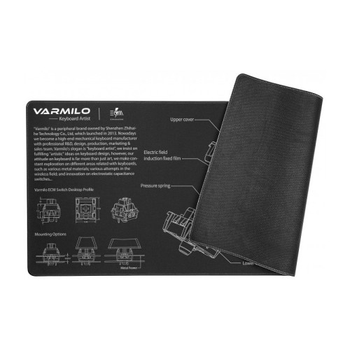 Varmilo EC Mechanical Switch Desk Mat XL (900х400х3мм), игровая поверхность