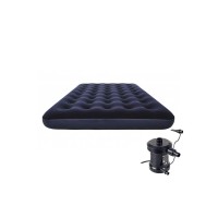 Bestway 67287 (137x191x22 см) надувной матрас, эл.насос 220В, до 150кг