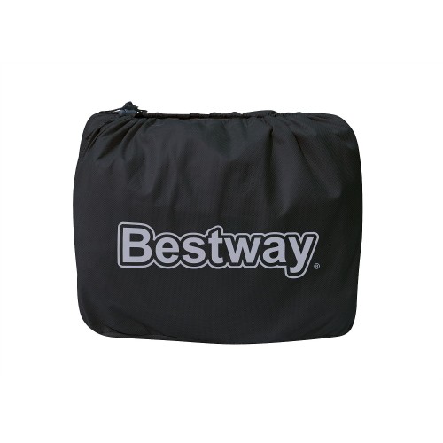 Bestway 67723 (97х191х36 см) надувная кровать с подголовником и встр.насос 220В, до 150 кг