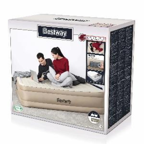 Bestway 69050 (152х203х46 см) надувная кровать Fortech Airbed и встр.насос 220В, до 300 кг