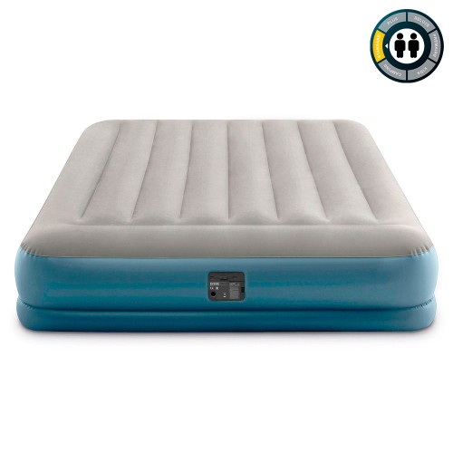 Intex 64164 (152х203х51см) надувная кровать "Prime Comfort" встр.нас. 220В, до 272кг 