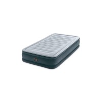 Intex 67766 (99х191х33 см) надувная кровать "Comfort-Plush", встр.нас. 220В, до 136кг