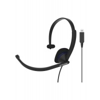 Koss CS195 USB, black, проводные наушники