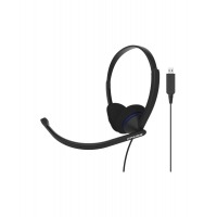 Koss CS200 USB, black, проводные наушники