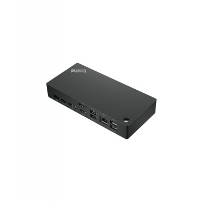 Lenovo TP Universal USB-C Dock -EU, black, док станция