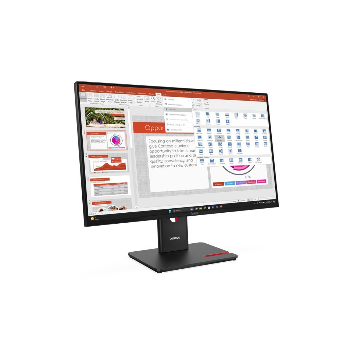 Lenovo T27-40, 27', IPS, 120Hz, монитор
