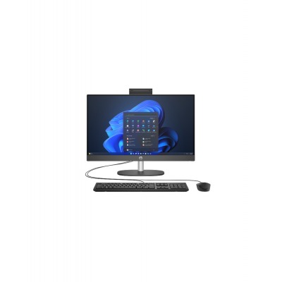 HP ProOne 240 G10 | 23.8" FHD non-touch IPS 250nits | Ultra 5 125U | 8GB DDR5-5600 | 512GB | Intel UHD Graphics | FreeDOS | 5MP Cam Mic | White Wired KBD+Mouse | Realtek 8851BE Wi-Fi6+BT5.3 | Shell White | AH Stand | 3yw (p|n C9ER9ET), моноблок