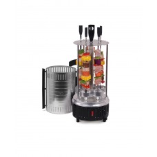 BQ BBQ1000, black-steel, электрошашлычница