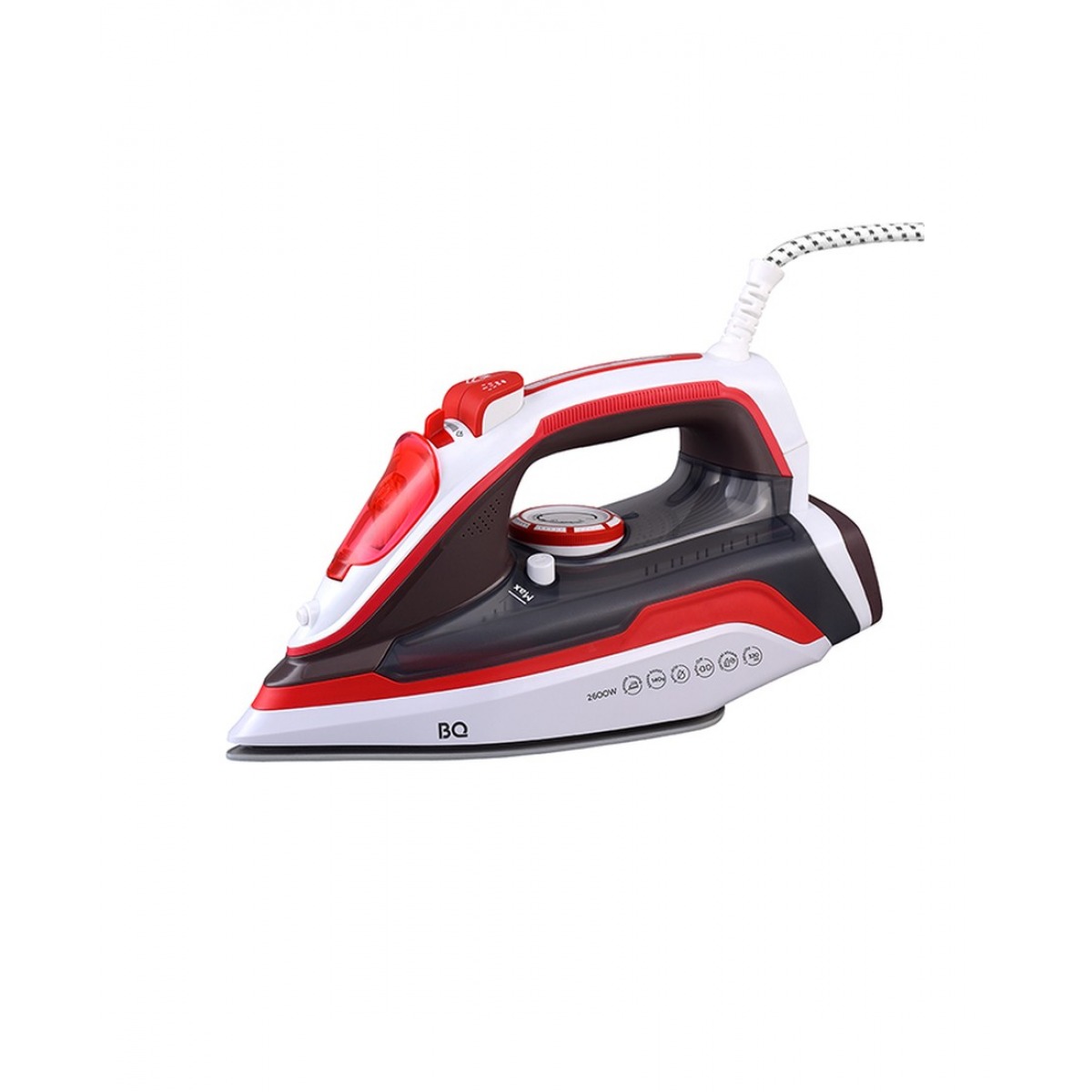 BQ SI1002, white-red, утюг