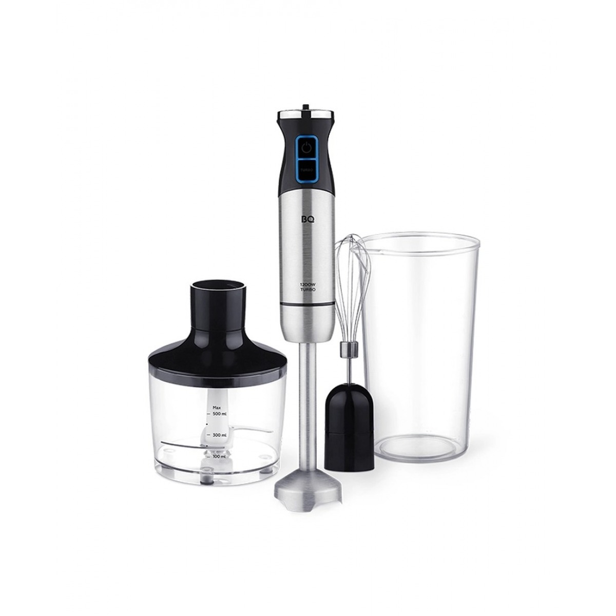 BQ HB1032SS, black-steel, блендер ручной