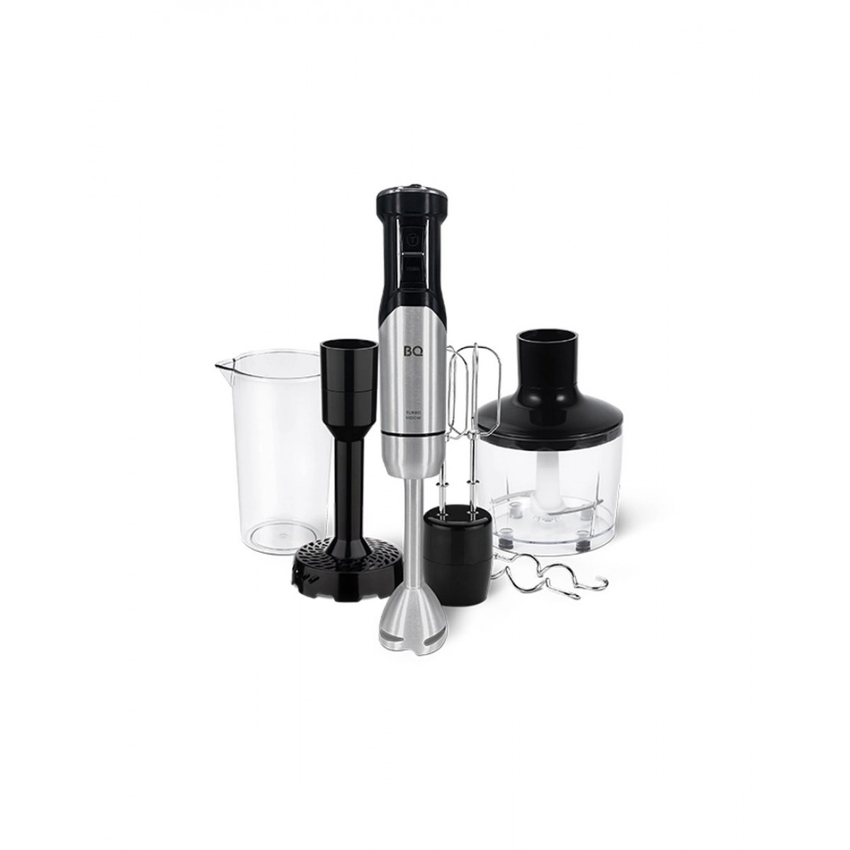 BQ HB421PS, steel-black, блендер ручной