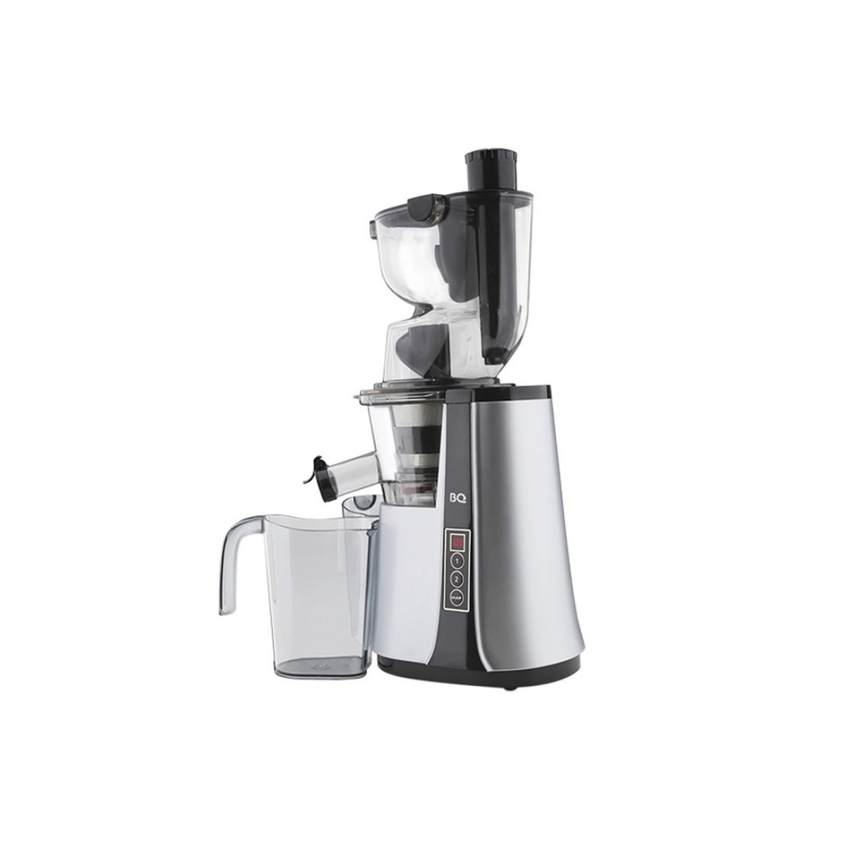 BQ J2004, black-silver, соковыжималка шнековая
