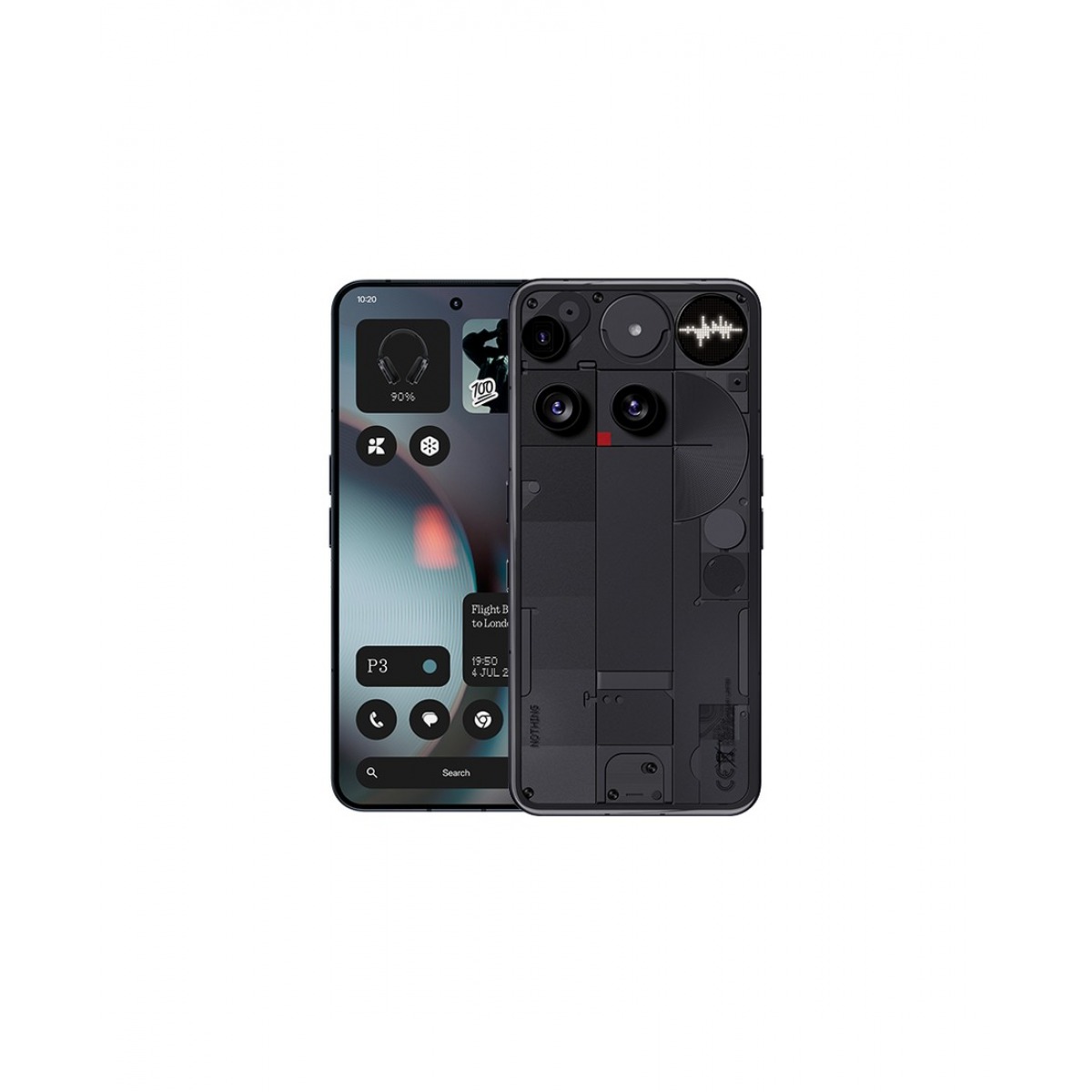 Nothing Phone 3 (512GB), Black, смартфон