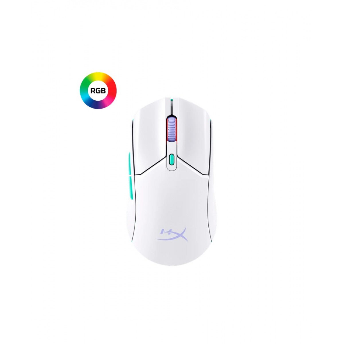 HyperX Pulsefire Haste 2 Core Wireless Gaming Mouse, White, игровая мышь