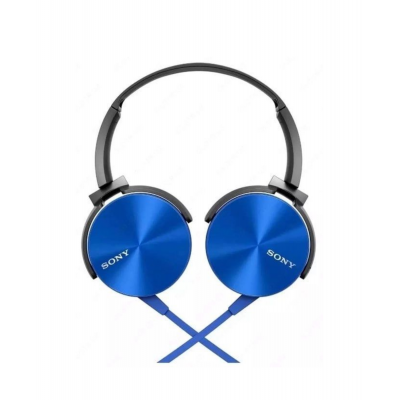 Sony MDR-XB450AP, синий, наушники