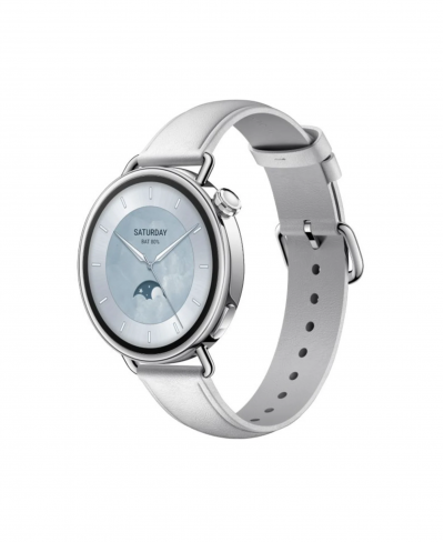 Xiaomi Watch S4 41mm, Leather strap(white), умные часы