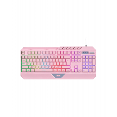 2E GAMING KG315 110key, USB-A, EN/RU, RGB, pink, клавиатура