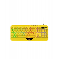 2E GAMING KG315 110key, USB-A, EN/RU, RGB, yellow, клавиатура
