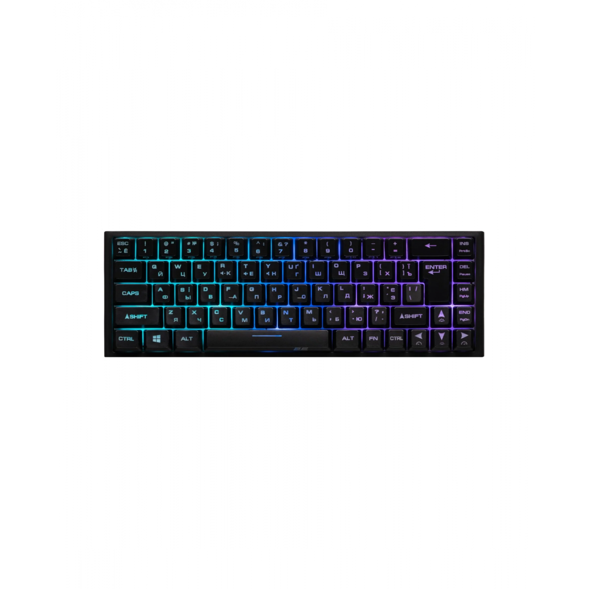 2E GAMING KG350 RGB 68key USB, black, игровая клавиатура