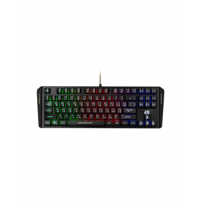 2E GAMING KG355 LED 87key USB, black, игровая клавиатура