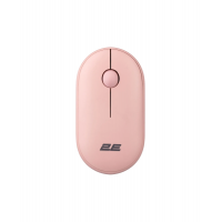 2E MF300 Silent WL BT, mallow pink, мышка