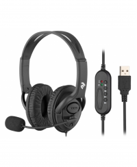 2E CH13 USB, black, наушники с микрофоном (для ПК)