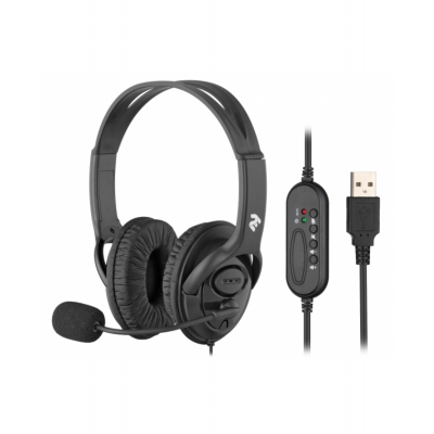 2E CH13 USB, black, наушники с микрофоном (для ПК)