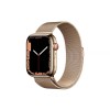 Apple Watch 7 45mm Milanese Loop gold, смарт-часы