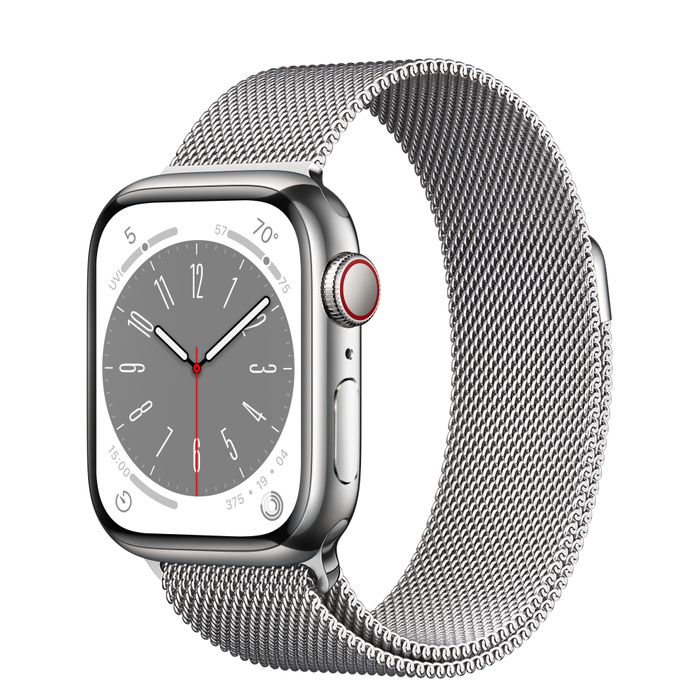 Apple Watch 8 41mm Milanese Loop black, смарт-часы