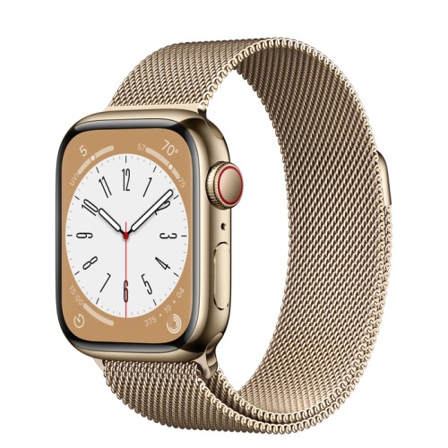 Apple Watch 8 41mm Milanese Loop gold, смарт-часы