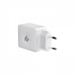 2Е Wall Charger USB-A Dual 2.4A white, сетевое зарядное устройство