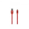 2E USB-A - Lightning Fur 1m red, кабель