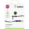 Belkin jack 3.5mm - jack 3.5mm Mixit 0.9m black, кабель