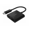 Belkin USB-C - HDMI 60W PD black, адаптер