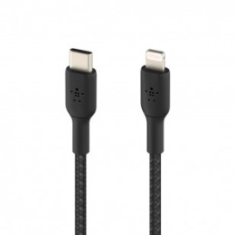 Belkin USB-С - Lightning BRAIDED 1m black, кабель