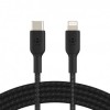 Belkin USB-С - Lightning BRAIDED 1m black, кабель