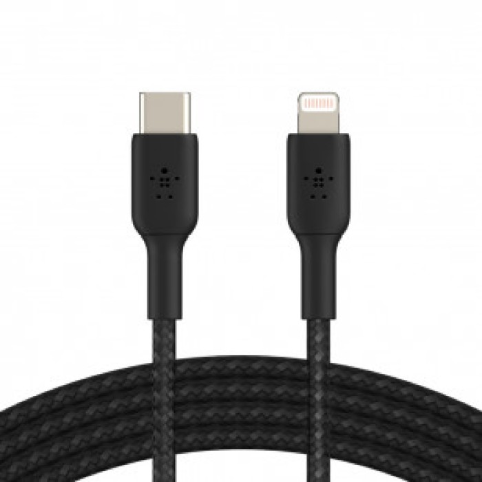 Belkin USB-С - Lightning BRAIDED 1m black, кабель