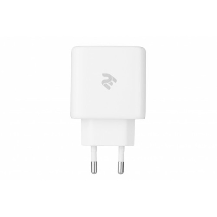 2Е Wall Charger 3xUSB GaN 65W white, зарядное устройство