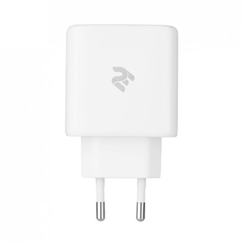 2Е Wall Charger USB QC PD Max 30W white, зарядное устройство