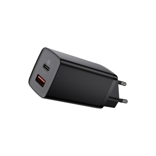 Baseus GaN2 Lite Quick ChargerC+U 65W, black, зарядное устройство