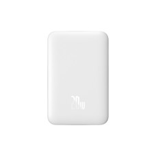 Baseus Magnetic Mini 10000 mAh 20W, white, внешний MagSafe аккумулятор