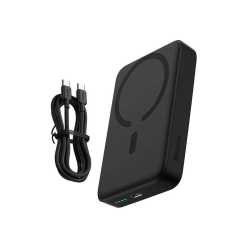 Baseus Magnetic Mini 10000mAh 30W, black, внешний MagSafe аккумулятор