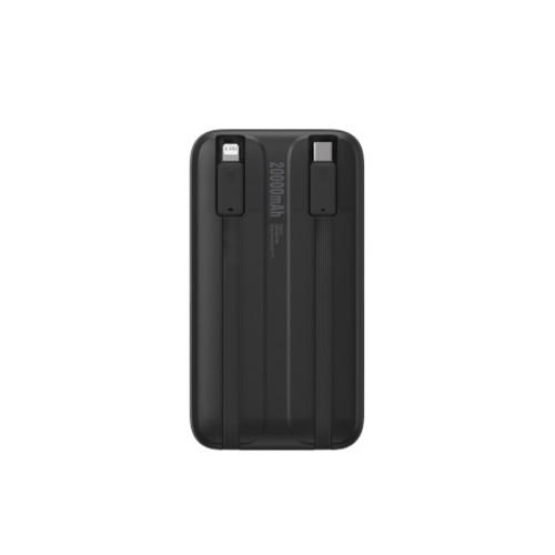 Baseus Comet Series Dual-Cable Power Bank 20000mAh 22.5W, black, внешний аккумулятор