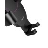 Baseus Simplism Gravity Car Mount Holder with Suction Base, black, автомобильный держатель