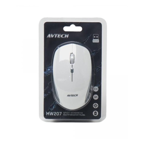 Avtech AVT MW207 White+Gray, беспроводная мышь