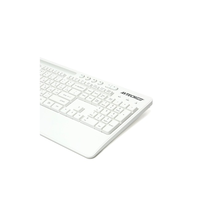 Avtech AVT CW603 White, беспроводная клавиатура и мышь