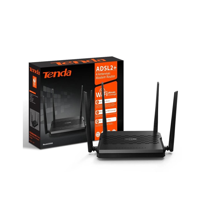 Tenda D305 (4x 5dBi), Wi-Fi роутер