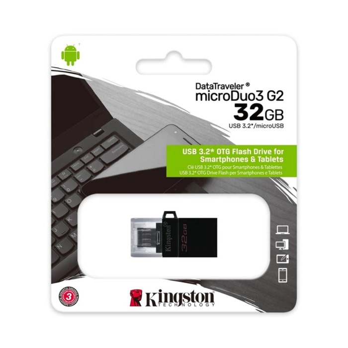 Kingston DTDUO3G2 32GB USB 3.2, флеш-накопитель