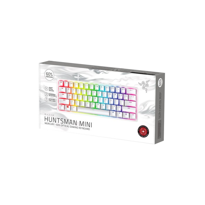 Razer Huntsman Mini Mercury Ed Russian Layout, клавиатура